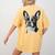 Boston Terrier Dog Motif Pet Illustration Boston Terrier For Men Women Kids Women's Comfort Colors T-Shirt Back Print Mustard