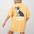 Boston Terrier Dog Owner Grandma Women's Comfort Colors T-Shirt Back Print Mustard