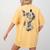 Boston Terrier Dog Graphic Pet Art Boston Terrier For Men Women Kids Women's Comfort Colors T-Shirt Back Print Mustard