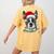 Boston Terrier Dog Santa Christmas Tree Lights Xmas Women's Comfort Colors T-Shirt Back Print Mustard