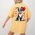 Boston Terrier Dog Valentine's Day Dog Owner Valentine Women's Comfort Colors T-Shirt Back Print Mustard