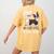 Boston Terrier Fart American Gentleman Non-Sporting Dog Women's Comfort Colors T-Shirt Back Print Mustard
