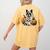 Boston Terrier Ghost Boo Halloween Costume Spooky Season Women's Comfort Colors T-Shirt Back Print Mustard