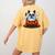 Boston Terrier Ghost Boo Halloween Kids Women's Comfort Colors T-Shirt Back Print Mustard