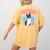 Boston Terrier Grandma Bostie Dog Owner Boston Terrier Men Women Women's Comfort Colors T-Shirt Back Print Mustard