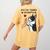 Boston Terrier Grandma Mother's Day Dog Mom Women's Comfort Colors T-Shirt Back Print Mustard