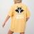 Boston Terrier Halloween Shirt Did Someone Say Treat Women's Comfort Colors T-Shirt Back Print Mustard