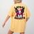 Boston Terrier Heart Glasses Girls Bostie Valentines Day Women's Comfort Colors T-Shirt Back Print Mustard