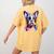 Boston Terrier Lover Pop Art Color Boston Terrier Dog For Men Women Girls Kids Women's Comfort Colors T-Shirt Back Print Mustard
