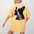 Boston Terrier Lovers Colorful Pop Art Boston Terrier Women's Comfort Colors T-Shirt Back Print Mustard