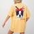 Boston Terrier Mom Bostie Women Girls Women's Comfort Colors T-Shirt Back Print Mustard