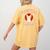 Boston Terrier Mom Dog Mother Women's Comfort Colors T-Shirt Back Print Mustard