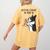 Boston Terrier Mom Dogs Mum Woman Women's Comfort Colors T-Shirt Back Print Mustard