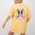 Boston Terrier Mom Mother's Day Women's Comfort Colors T-Shirt Back Print Mustard