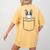 Boston Terrier In The Pocket Cute Boston Terrier Dog For Men Women Girls Kids Women's Comfort Colors T-Shirt Back Print Mustard