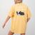 Boston Terrier Puppy Sweet Dreams Pajama For Bedtime Women's Comfort Colors T-Shirt Back Print Mustard