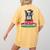 Boston Terrier Santa Claus Christmas Dog Women's Comfort Colors T-Shirt Back Print Mustard