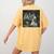 Boston Terrier Selfie With Ghosts Halloween Dog Lover Women's Comfort Colors T-Shirt Back Print Mustard