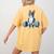 Boston Terrier Weightlifting Deadlift Men Fitness Gym Women's Comfort Colors T-Shirt Back Print Mustard