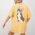 Brindle Boston Terrier Dog Patriotic Shirt USA Flag Women's Comfort Colors T-Shirt Back Print Mustard