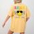 Bruh It's Fri-Yay Friday Weekend Smile Face Teacher Student Women's Comfort Colors T-Shirt Back Print Mustard