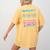 Bruh It's Test Day You Got This Funny Teacher Women's Comfort Colors T-Shirt Back Print Mustard