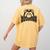 Bulldogs Teacher Student School Sports Fan Team Spirit Women's Comfort Colors T-Shirt Back Print Mustard