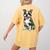 Camo Boston Terrier Pet Owner Camouflage Dog Lover Women's Comfort Colors T-Shirt Back Print Mustard