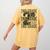 Camo Team 2nd Grade Squad Back To School Teacher Kids Boys Women's Comfort Colors T-Shirt Back Print Mustard
