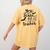 You Can't Scare Me I'm a Teacher Women's Comfort Colors T-Shirt Back Print Mustard