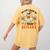 You Can't Scare Me I Teach Daycare Teacher Halloween Ghost Women's Comfort Colors T-Shirt Back Print Mustard