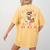 You Can't Scare Me I Teach High School Teacher Halloween Women's Comfort Colors T-Shirt Back Print Mustard
