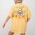 You Can't Scare Me I Teach Preschool Ghost Halloween Teacher Women's Comfort Colors T-Shirt Back Print Mustard