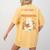 You Cant Scare Me I Teach Preschool Halloween Teacher Women's Comfort Colors T-Shirt Back Print Mustard