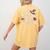 You Can't Scare Me I Teach Preschool Teacher Halloween Witch Women's Comfort Colors T-Shirt Back Print Mustard