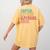 Capital Letters And Periods Bruh Teacher Women's Comfort Colors T-Shirt Back Print Mustard Capital Letters And Periods Bruh Teacher Women's Comfort Colors T-Shirt Back Print Mustard