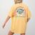 Career In Modeling AAC Teacher SLP SPED Communication Autism Women's Comfort Colors T-Shirt Back Print Mustard