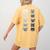 Cat Themed Artist Value Scale Educational Art Teacher Women's Comfort Colors T-Shirt Back Print Mustard