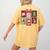 Christmas Teacher Stamps Women's Comfort Colors T-Shirt Back Print Mustard
