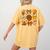 Coquette Teach Teacher Bows Thanksgiving Turkey Fall Autumn Women's Comfort Colors T-Shirt Back Print Mustard Coquette Teach Teacher Bows Thanksgiving Turkey Fall Autumn Women's Comfort Colors T-Shirt Back Print Mustard