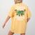 Creepin It Real Monster School Preschool Teacher Halloween Women's Comfort Colors T-Shirt Back Print Mustard