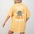 Creepin It Real Pre-K Monsters Halloween Preschool Teacher Women's Comfort Colors T-Shirt Back Print Mustard
