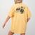 Cut Music Teacher Shirt With a Piano Keys Notes And Flowers Women's Comfort Colors T-Shirt Back Print Mustard