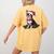 Cute Boston Terrier Dog Christmas Merry X-Mas Graphic Women's Comfort Colors T-Shirt Back Print Mustard