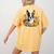 Cute Boston Terrier Spring Flower Garden Colorful Puppy Dog Women's Comfort Colors T-Shirt Back Print Mustard