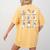 Cute Ghost Reading Books Teacher Halloween Reading Men Women Kids Women's Comfort Colors T-Shirt Back Print Mustard