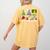 Cute Gnomes Teach Love And Inspire Back To School Teacher Women's Comfort Colors T-Shirt Back Print Mustard