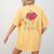 Cute Maestra Teacher Women's Comfort Colors T-Shirt Back Print Mustard