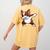 Dabbing Red Boston Terrier Dab Dance Dog Men Women Kids Women's Comfort Colors T-Shirt Back Print Mustard