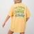 Disney This Teacher Runs On Coffee And Disney Gradient Logo Women's Comfort Colors T-Shirt Back Print Mustard Disney This Teacher Runs On Coffee And Disney Gradient Logo Women's Comfort Colors T-Shirt Back Print Mustard